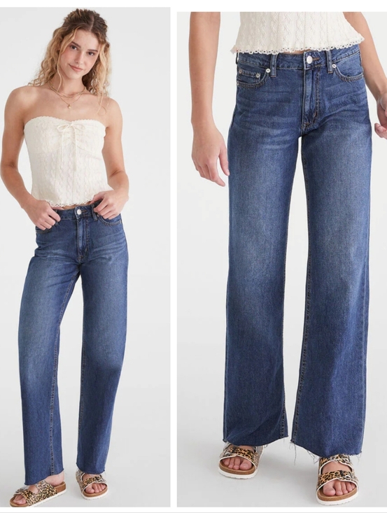 Aeropostale Denim - NWT Aeropostale High-Rise Wide Leg Jean Women's 14 Bohemian Vintage Vibes Retro